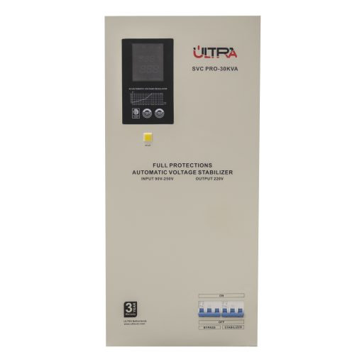 SVC-30000 ULTRA Automatic voltage stabilizer 1 phase 30 KVA