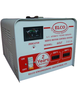 SVC-3000 ELCO Automatic voltage stabilizer 1 phase 3KVA