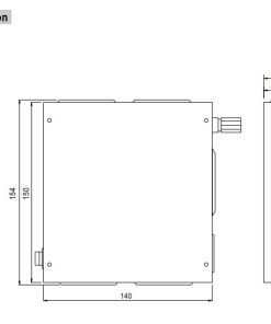 Alternative view of ESC-240-13.5 MEAN WELL Battery Charger 13.5VDC 16A
