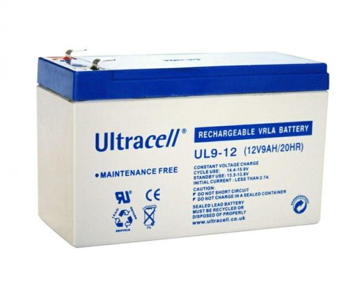 "Ultracell Lead Acid Battery 12V 9Ah/20HR - Compact and Reliable" "Ultracell 12V Battery Specifications and Features"