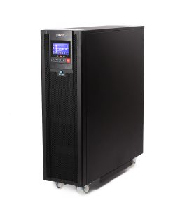 Image 1: “JV33-15 JAVAC UPS front view with LCD display” Image 2: “JV33-15 JAVAC UPS showing 3-phase connectivity and adjustable charging current” Image 3: “JV33-15 JAVAC UPS with compact design and green energy features”