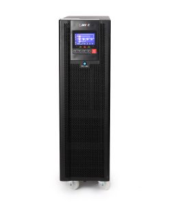 Image 1: “JV33-20 JAVAC UPS front view with LCD display” Image 2: “JV33-20 JAVAC UPS showing 3-phase connectivity and adjustable charging current” Image 3: “JV33-20 JAVAC UPS with compact design and green energy features”