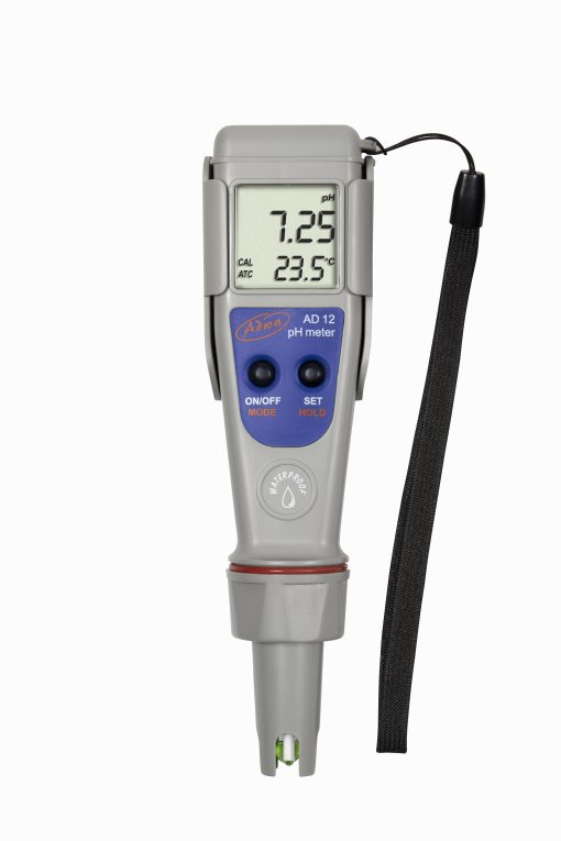 AD12 Waterproof pH-TEMP Pocket Tester with Replaceable Electrode