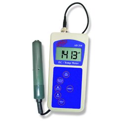 AD310 Professional Portable Meter AD76309 Conductivity Probe with Temperature Sensor Batteries and Instruction Manual for AD310