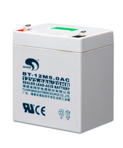 SAITE BT-12M5.0AT Compatible Replacement Battery 12V 5Ah, featuring its design and key features.