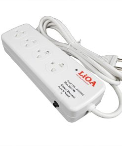 LiOA High Quality Universal Power Strip 4SS with 4 sockets and 2.5M cable