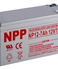 "NPP NP12-7Ah Lead Acid Battery, 12V 7Ah, AGM VRLA"