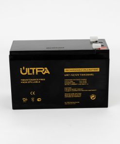 ULTRA 12V 7Ah Battery front view ULTRA 12V 7Ah Battery specifications and dimensions