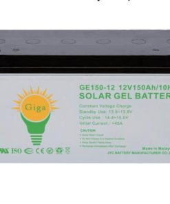 GIGA GP9-12 12V 150Ah Sealed Lead Acid Battery with M8 Terminals