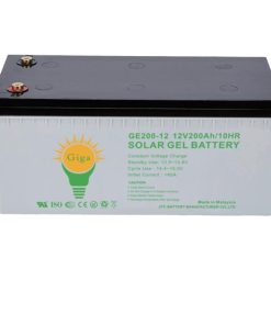 "GEL200-12 Sealed Lead Acid Battery, 12V 200Ah - Terminal Close-up"