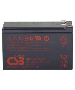 "CSB HR1234WF2 High-Rate VRLA Battery, 12V 8.4Ah AGM"