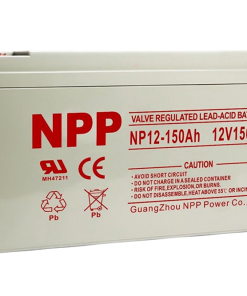 "NPP NP12-150Ah Lead Acid Battery Front View"