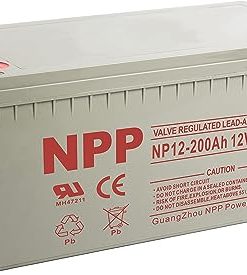 "NPP NP12-200Ah Lead Acid Battery, 12V 200Ah, AGM VRLA"