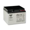 Yuasa SWL750 12V 25Ah VRLA Battery – Front View, Yuasa SWL750 High Rate VRLA Battery – Top View