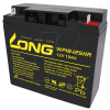 WP 18-12 Long Lead-Acid Battery, 12V, 18Ah, Rechargeable