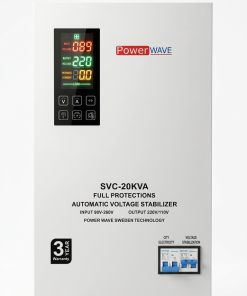 Power Wave SVC-20KVA Single Phase Voltage Stabilizer with Servo Motor