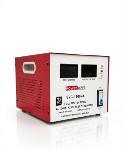 منظم جهد 1500 فولت امبير باور ويف - Power Wave SVC-1500VA Voltage Stabilizer Product Tags: Power Wave, SVC-1500VA, 1500VA, 1.5KVA, Single Phase, Voltage Stabilizer, منظم جهد, استبليزر, ايجل سيستمز, 220 فولت, حماية أجهزة طبية