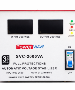 منظم جهد 2000 فولت امبير باور ويف - Power Wave SVC-2000VA Voltage Stabilizer