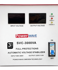للصورة: منظم جهد 3000 فولت امبير باور ويف - Power Wave SVC-3000VA Voltage Stabilizer