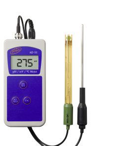 ADWA AD111 Microprocessor pH-ORP-Temperature Benchtop/Portable Meter Front Interface